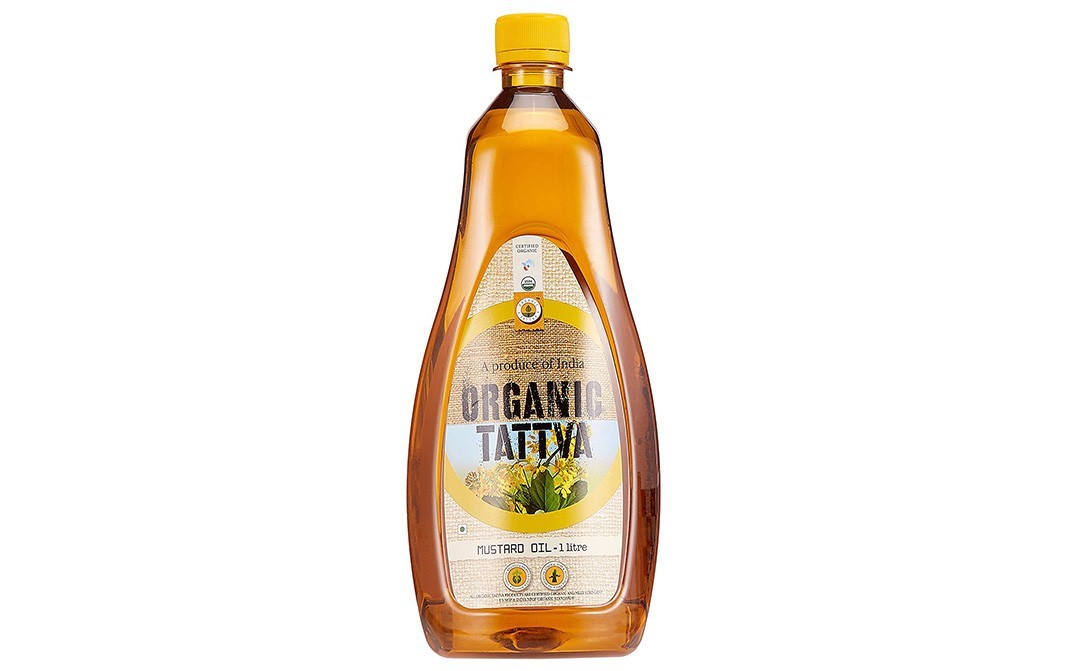 Organic Tattva Mustard Oil    Bottle  1 litre